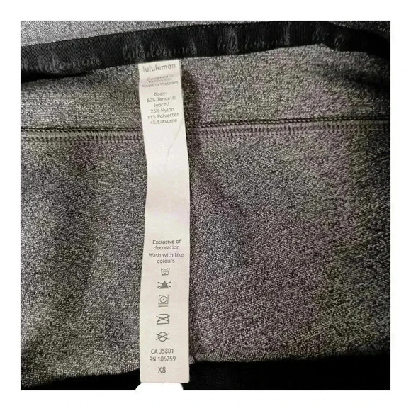 Lululemon Dress Travel Pants Straight Heathered Gray Women's 4 - Picture 3 of 5